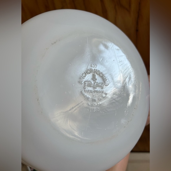 Fireking Meadow Green Casserole Dish - Picture 2 of 3